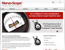 Tablet Screenshot of nervo-scope.com